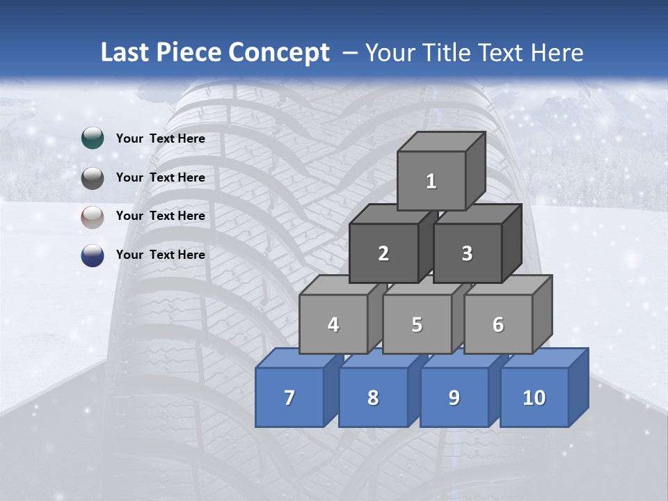 Schnee Pflicht Schneefahrbahn PowerPoint Template