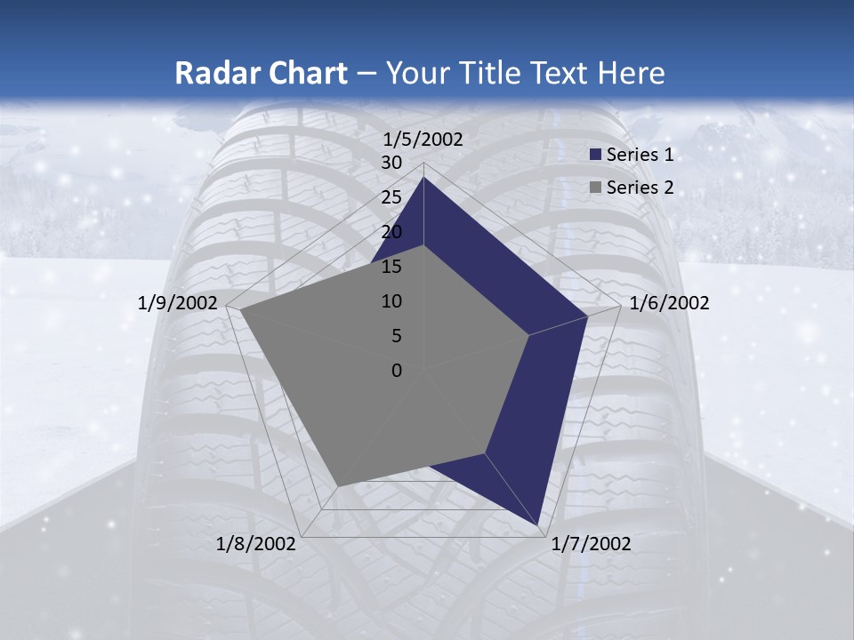 Schnee Pflicht Schneefahrbahn PowerPoint Template