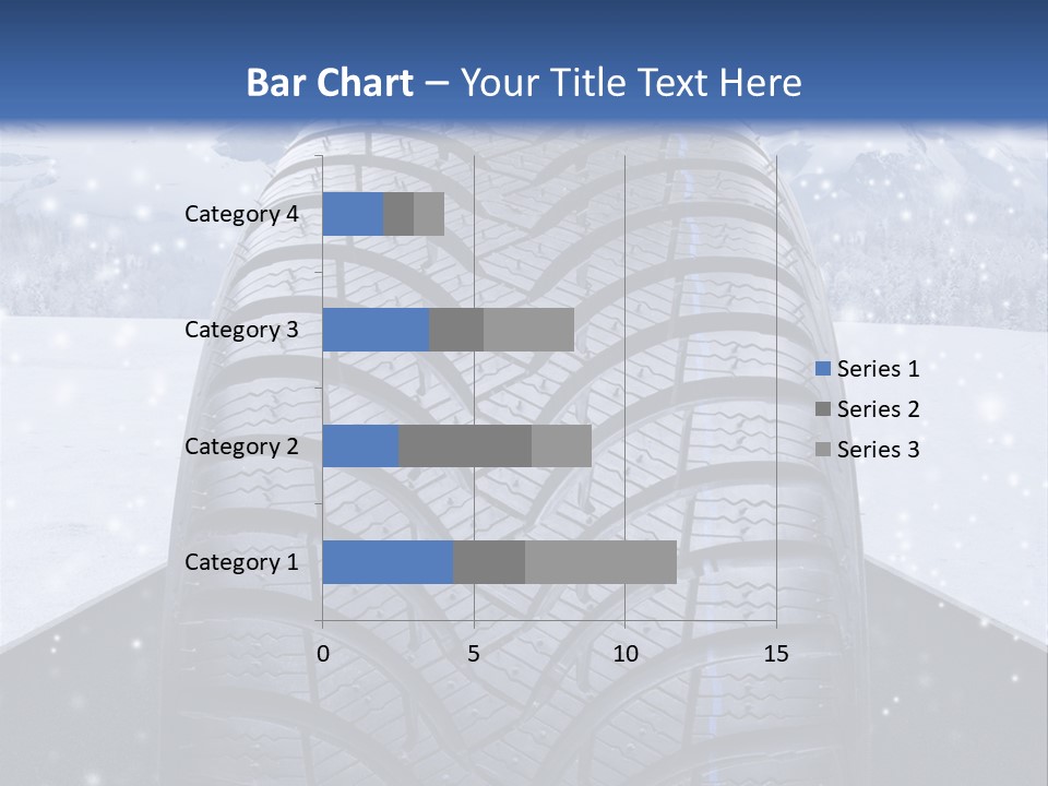 Schnee Pflicht Schneefahrbahn PowerPoint Template