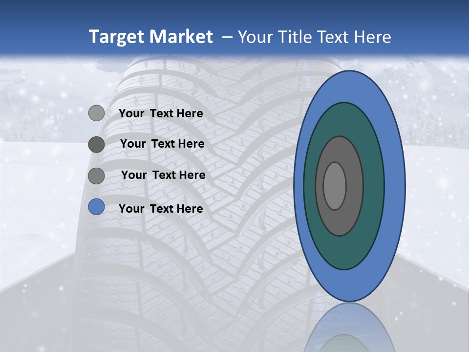 Schnee Pflicht Schneefahrbahn PowerPoint Template