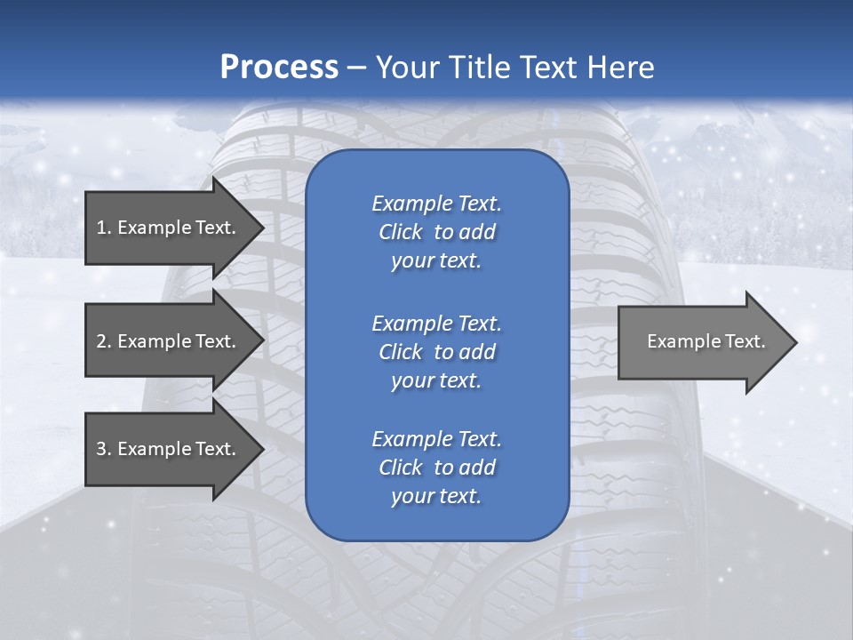 Schnee Pflicht Schneefahrbahn PowerPoint Template