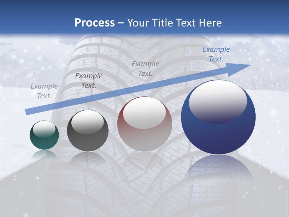 Schnee Pflicht Schneefahrbahn PowerPoint Template