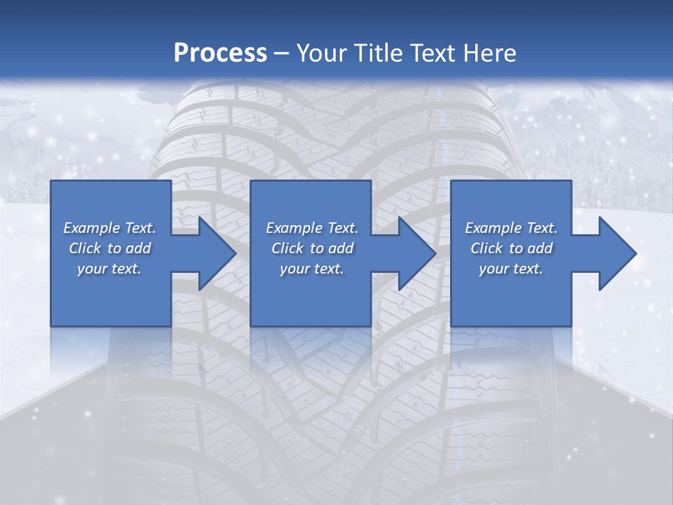Schnee Pflicht Schneefahrbahn PowerPoint Template