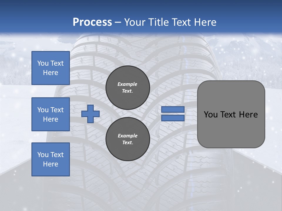 Schnee Pflicht Schneefahrbahn PowerPoint Template