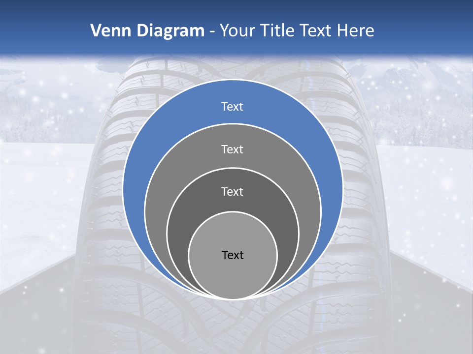Schnee Pflicht Schneefahrbahn PowerPoint Template
