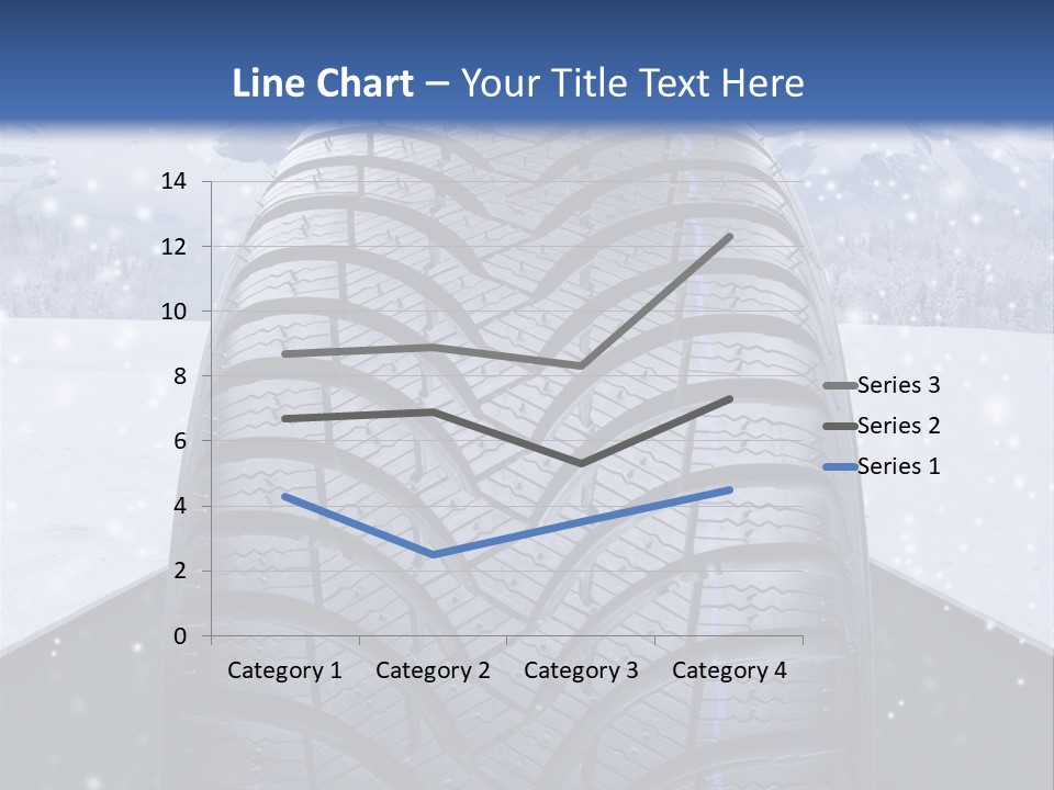 Schnee Pflicht Schneefahrbahn PowerPoint Template