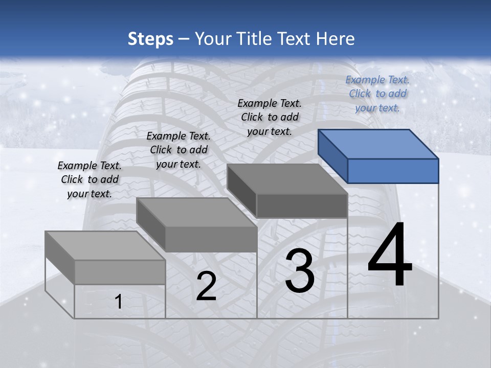 Schnee Pflicht Schneefahrbahn PowerPoint Template