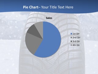 Rad Schneefahrbahn Schnee PowerPoint Template