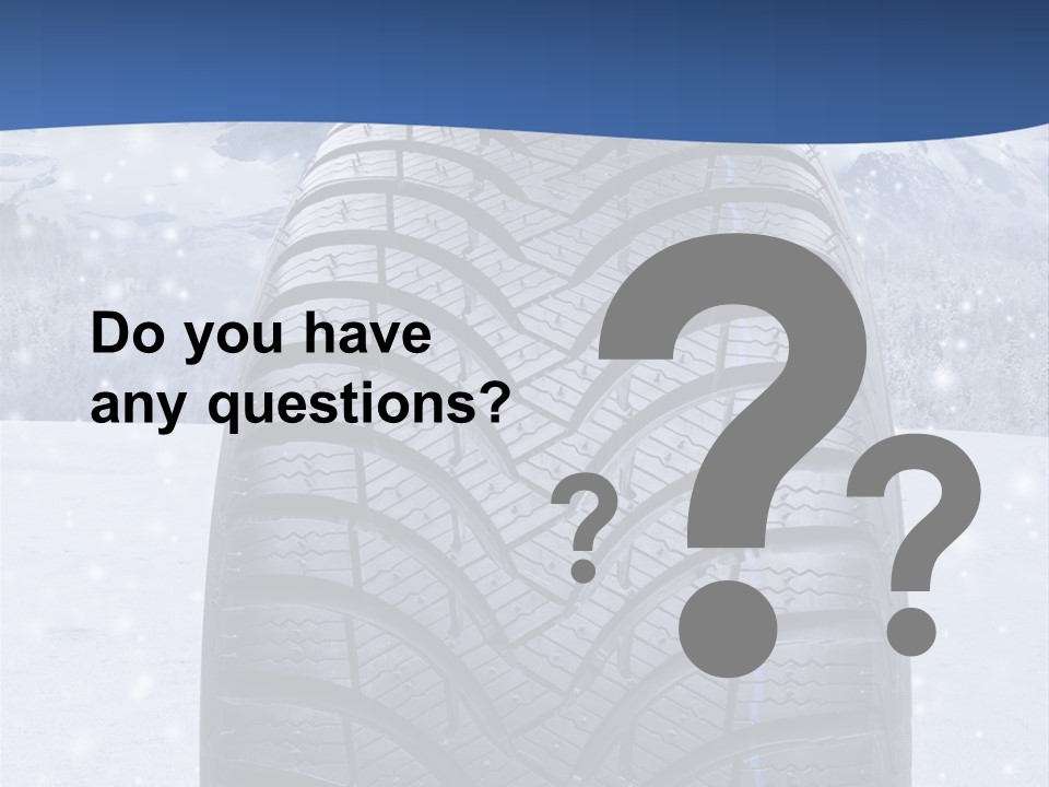 Rad Schneefahrbahn Schnee PowerPoint Template