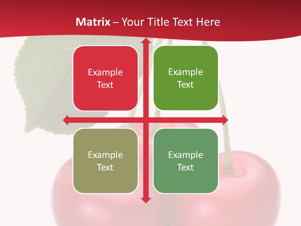 Cherry Juicy Berry PowerPoint Template
