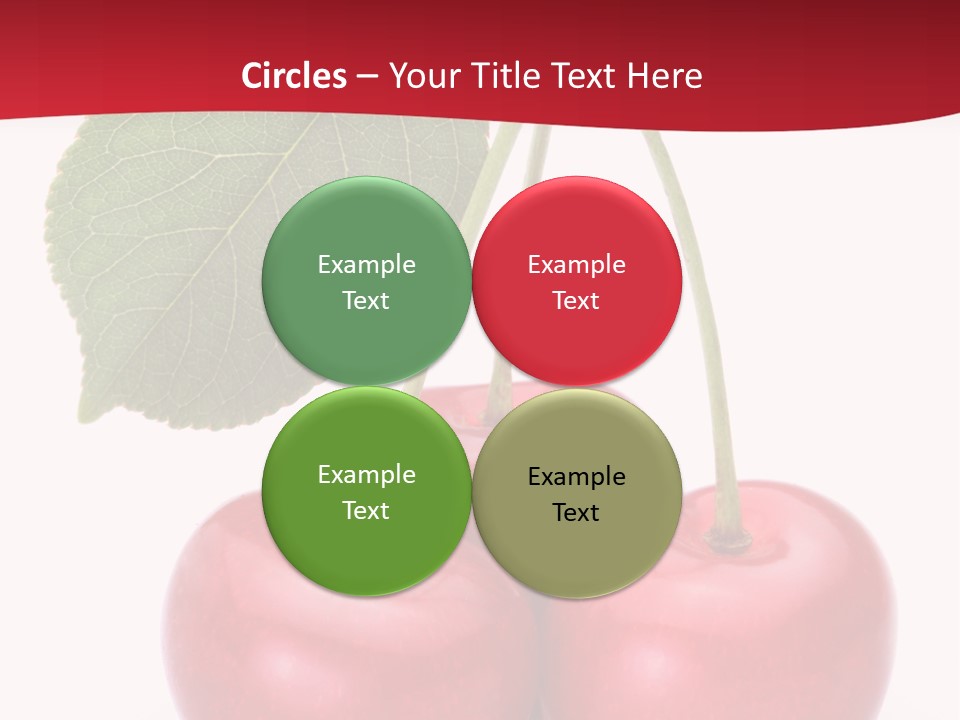 Cherry Juicy Berry PowerPoint Template