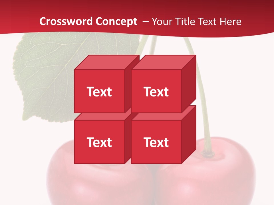 Cherry Juicy Berry PowerPoint Template