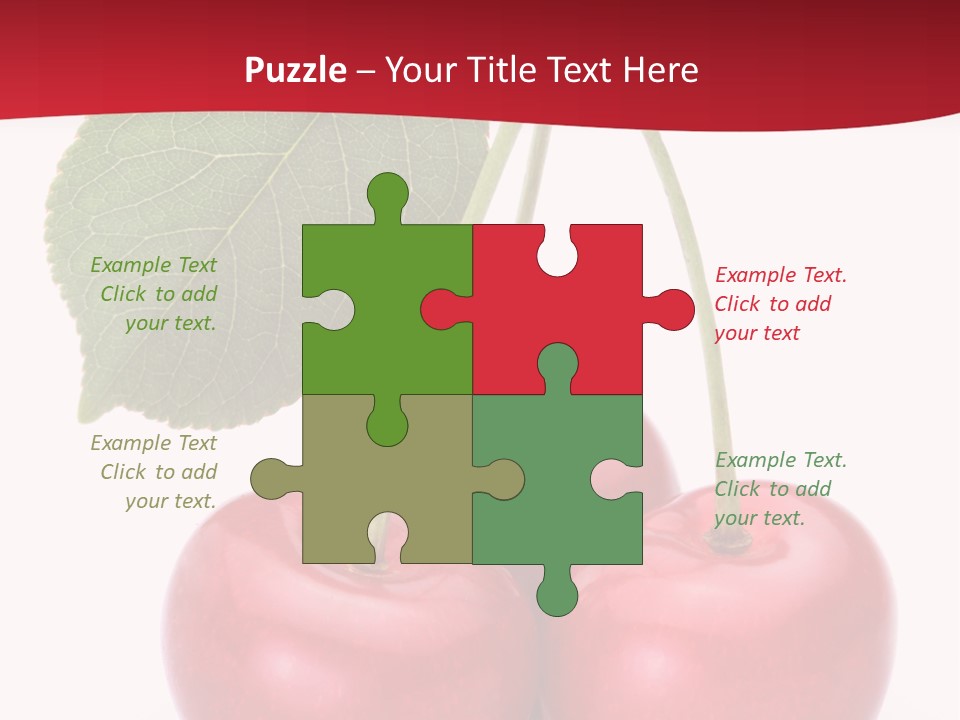 Cherry Juicy Berry PowerPoint Template