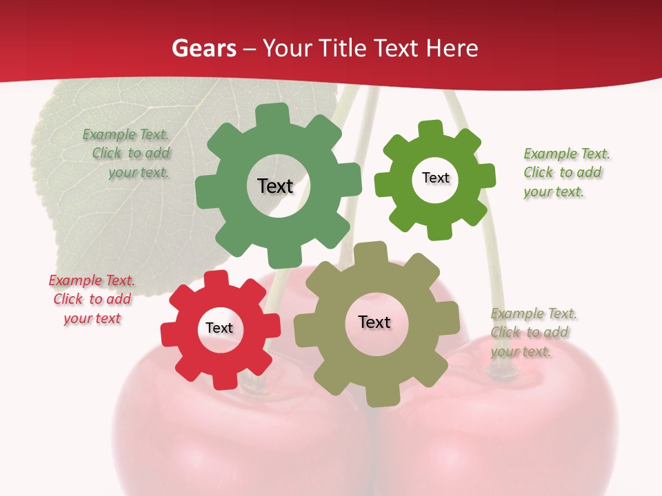 Cherry Juicy Berry PowerPoint Template