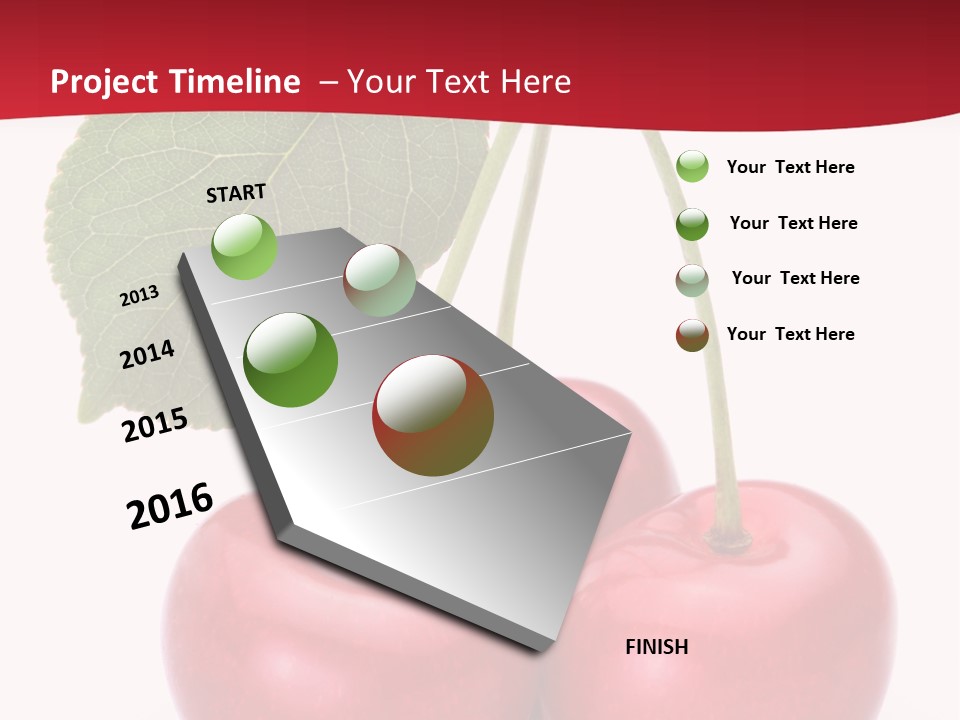 Cherry Juicy Berry PowerPoint Template