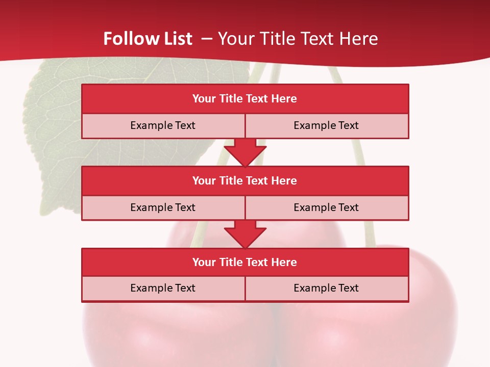 Cherry Juicy Berry PowerPoint Template