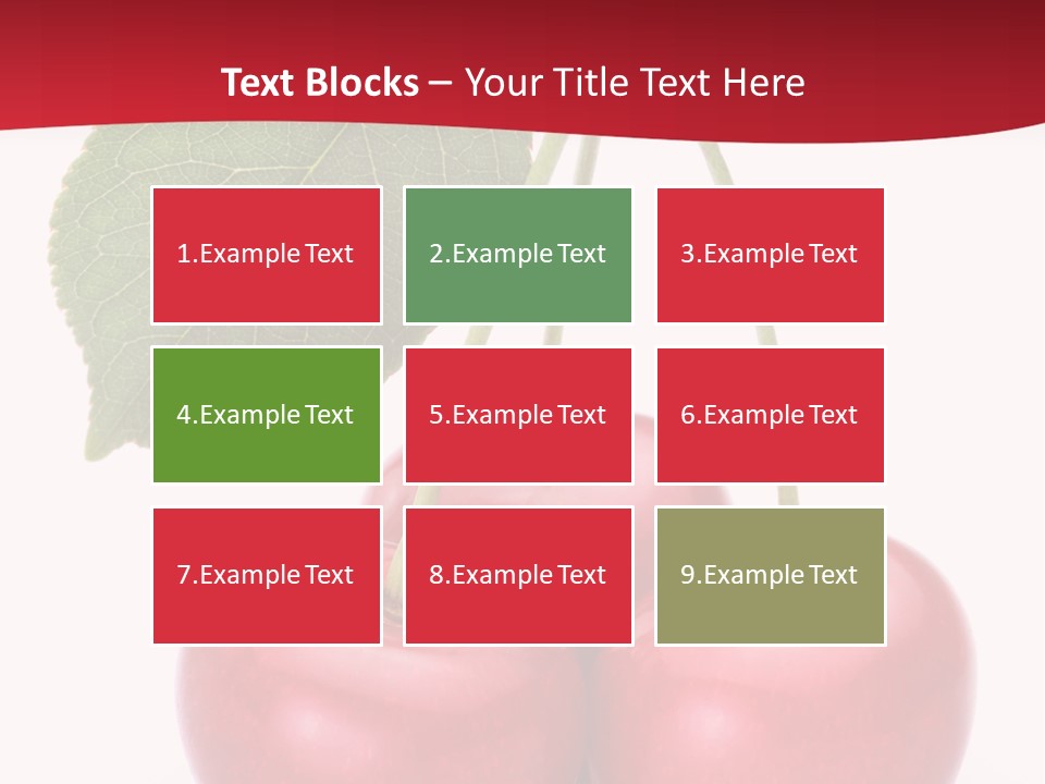 Cherry Juicy Berry PowerPoint Template