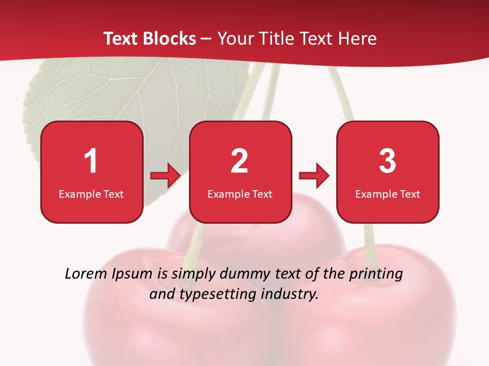 Cherry Juicy Berry PowerPoint Template
