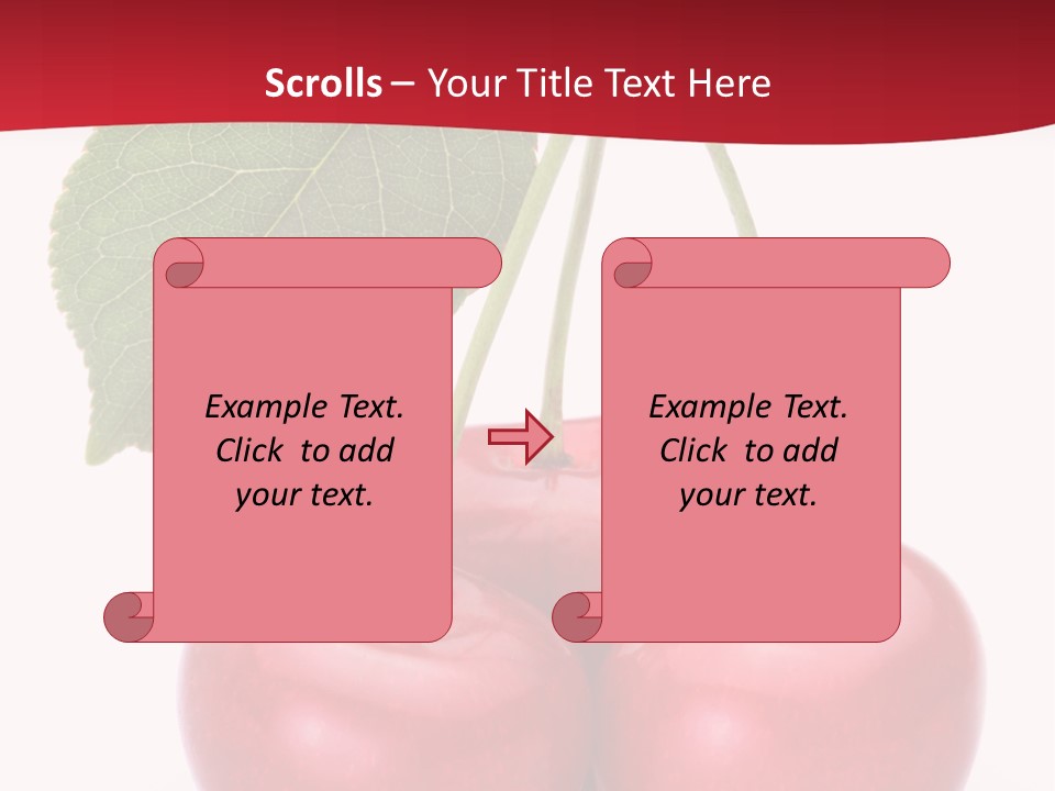 Cherry Juicy Berry PowerPoint Template