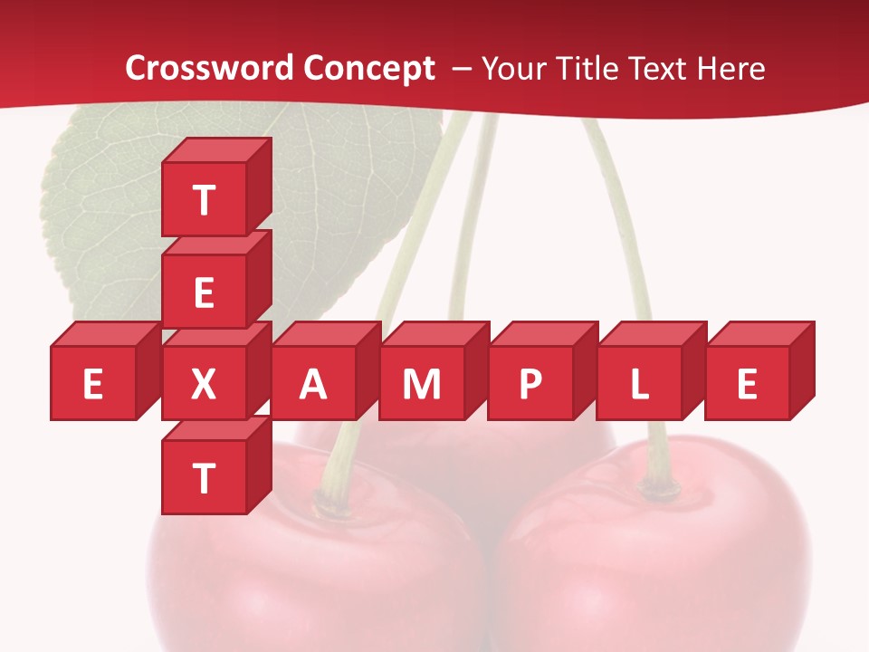 Cherry Juicy Berry PowerPoint Template