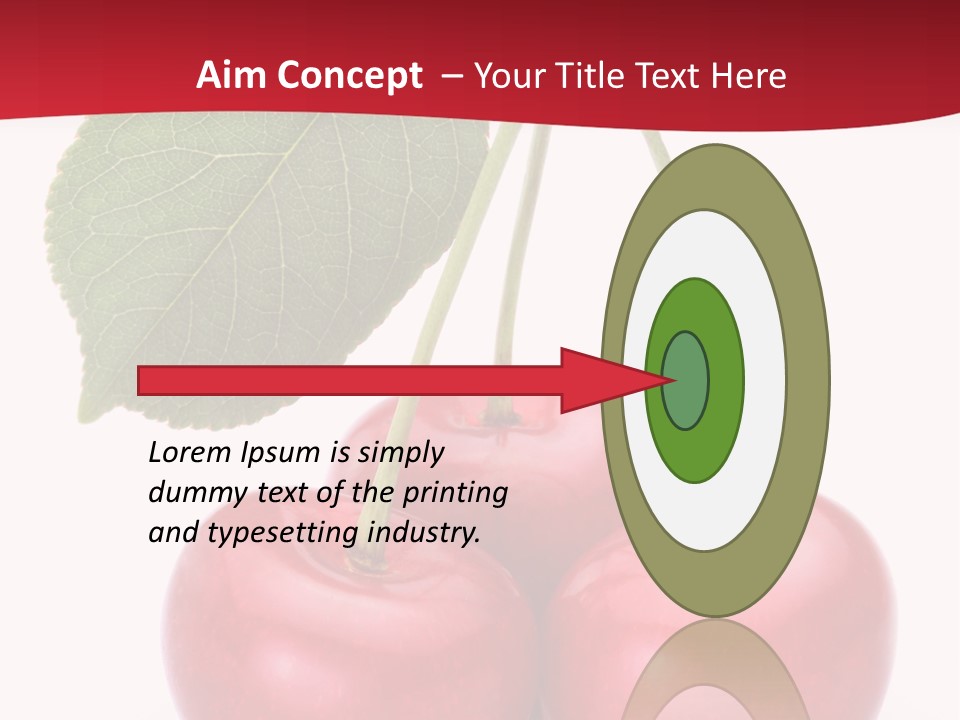 Cherry Juicy Berry PowerPoint Template