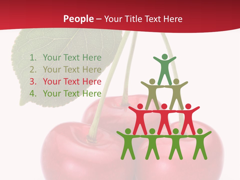 Cherry Juicy Berry PowerPoint Template