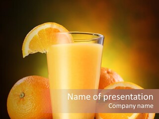 Cold Still Life Healthy PowerPoint Template