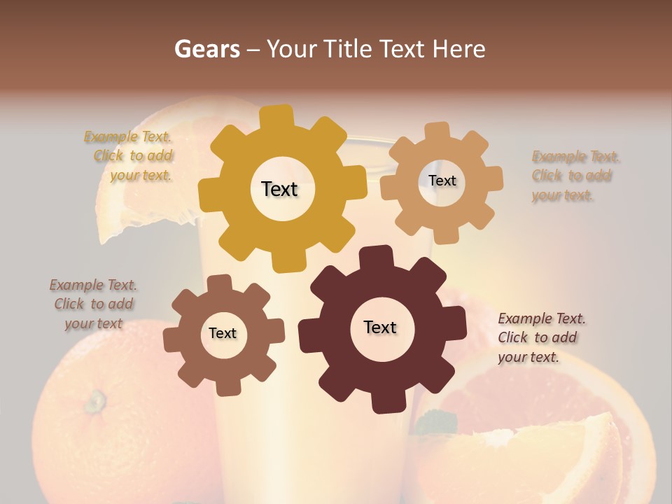 Cold Still Life Healthy PowerPoint Template