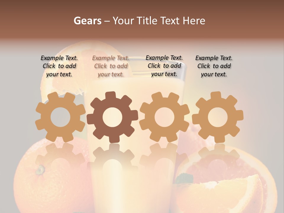 Cold Still Life Healthy PowerPoint Template