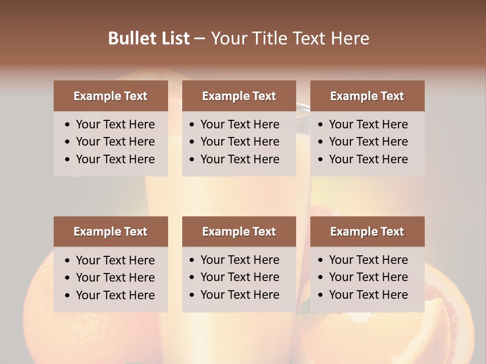 Cold Still Life Healthy PowerPoint Template