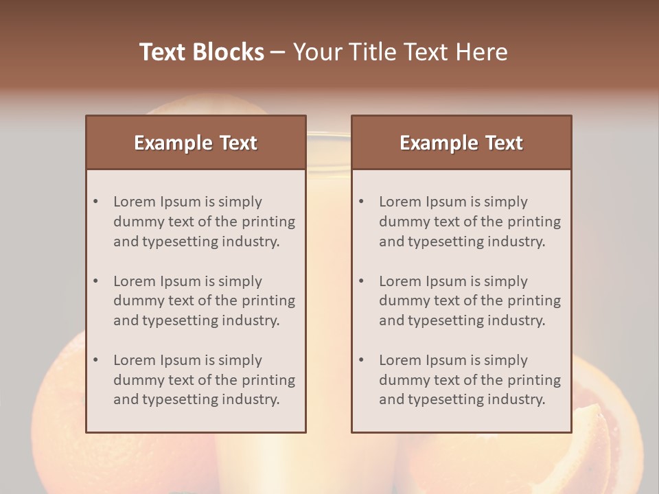 Cold Still Life Healthy PowerPoint Template