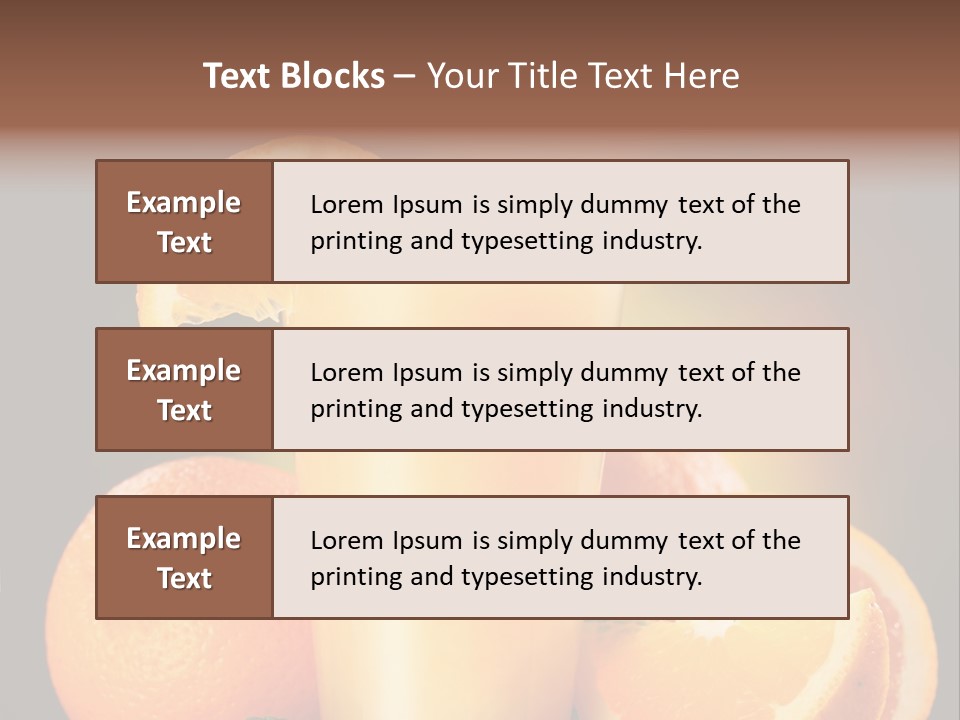 Cold Still Life Healthy PowerPoint Template