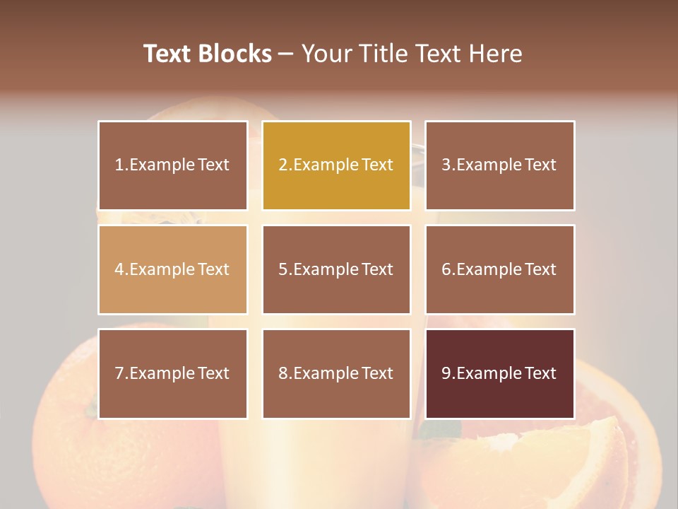 Cold Still Life Healthy PowerPoint Template