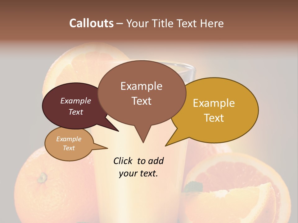 Cold Still Life Healthy PowerPoint Template