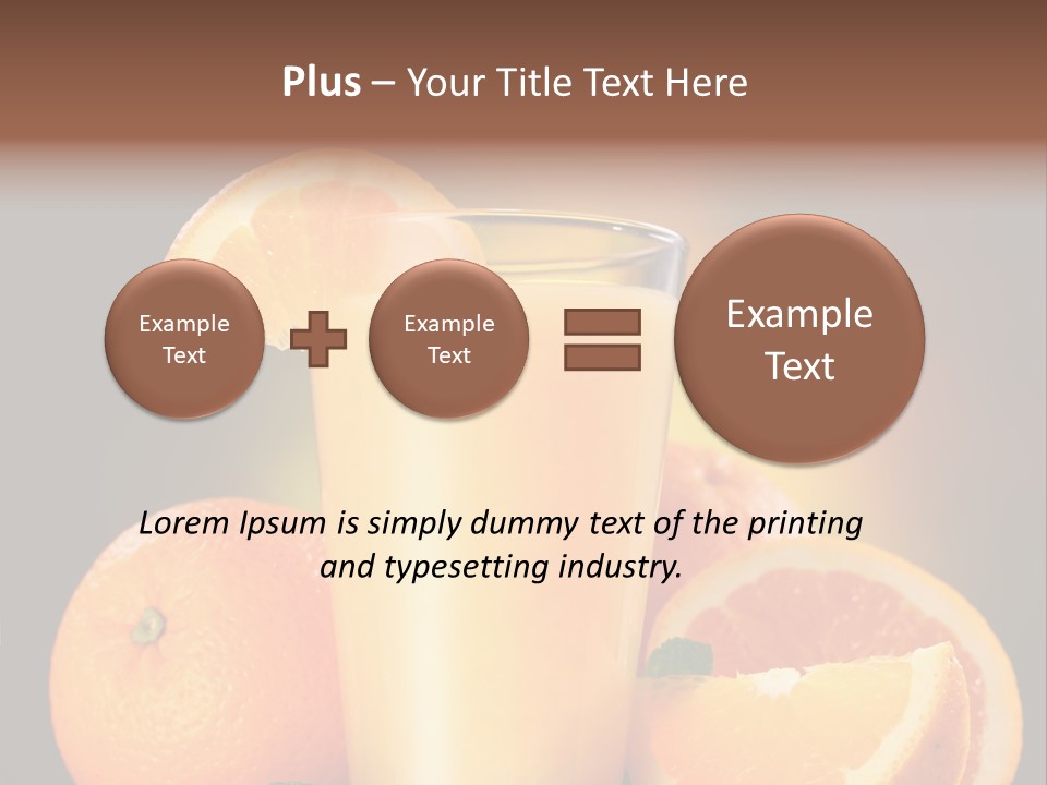 Cold Still Life Healthy PowerPoint Template