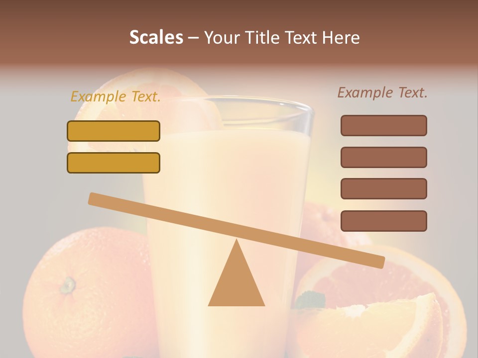 Cold Still Life Healthy PowerPoint Template
