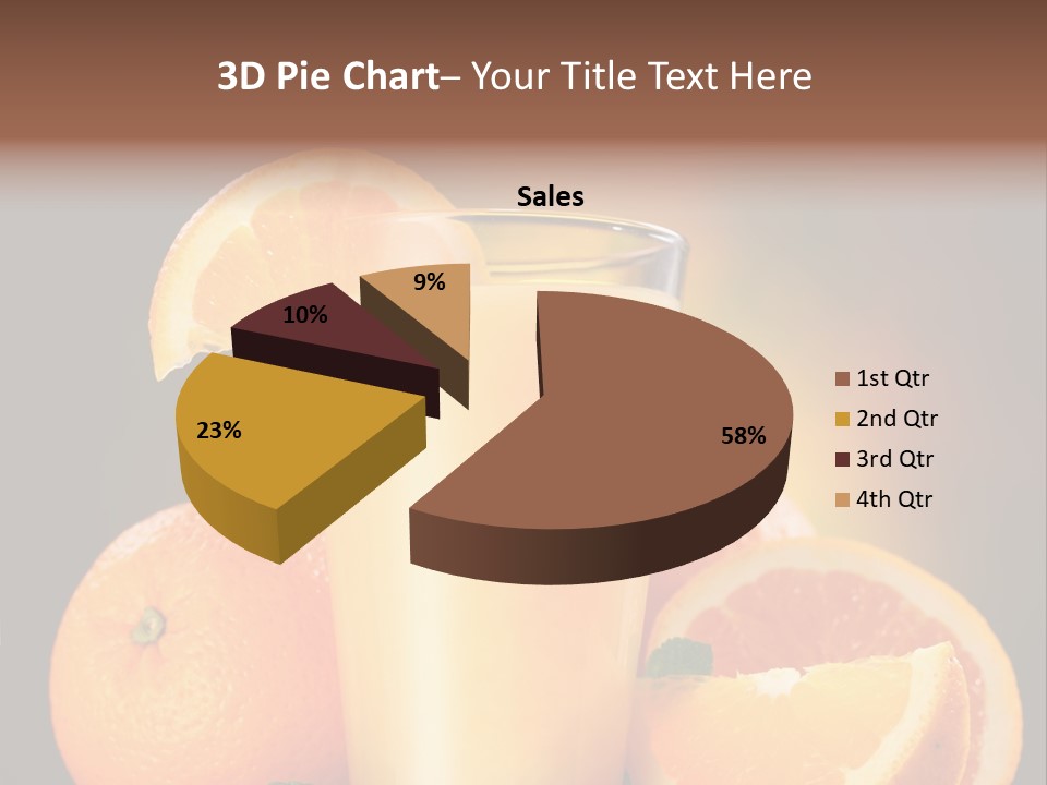Cold Still Life Healthy PowerPoint Template