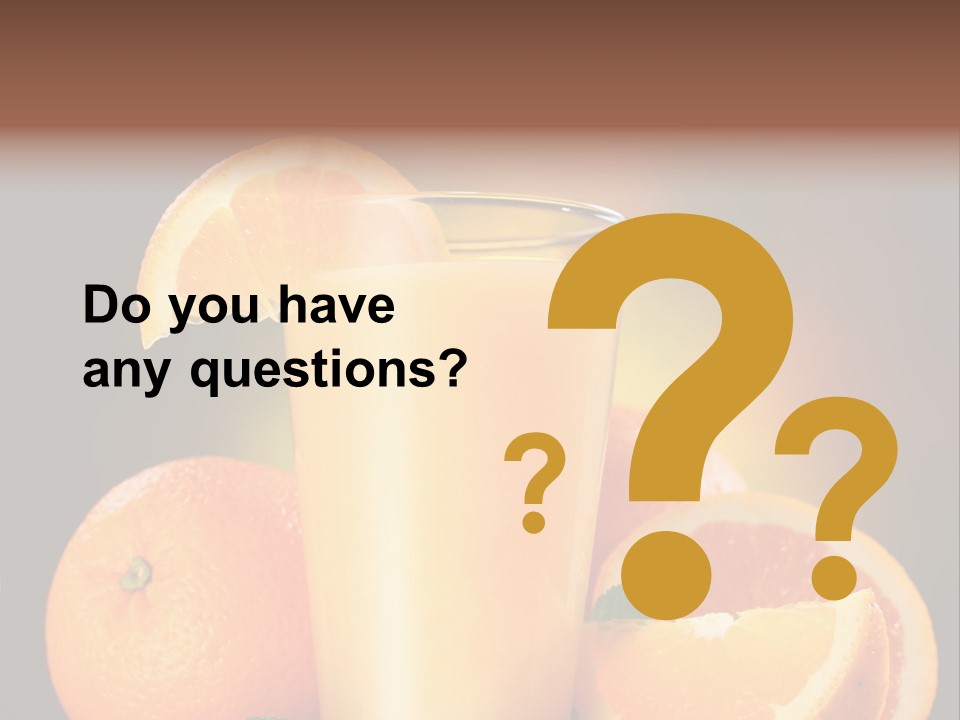 Cold Still Life Healthy PowerPoint Template