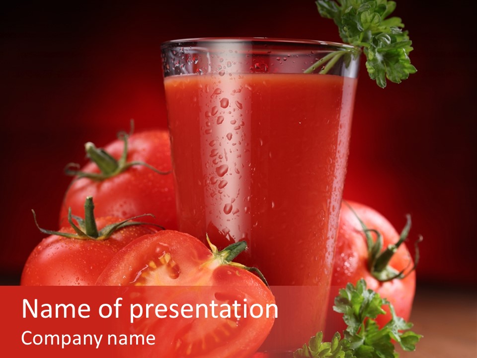 Drop Cold Table PowerPoint Template