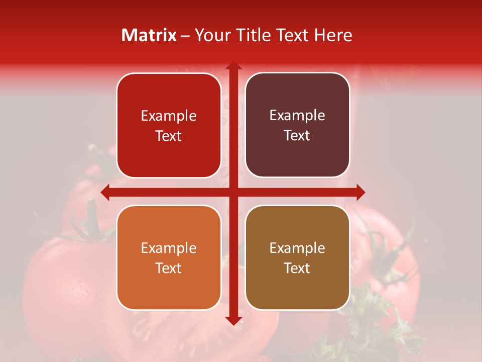 Drop Cold Table PowerPoint Template