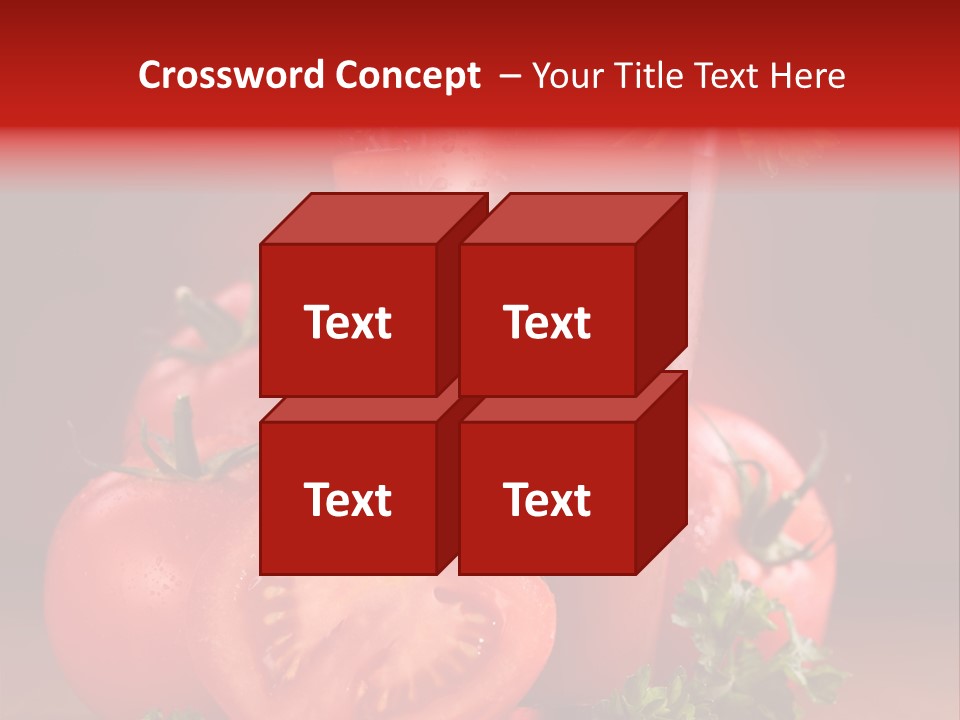 Drop Cold Table PowerPoint Template