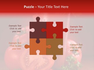 Drop Cold Table PowerPoint Template
