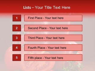 Drop Cold Table PowerPoint Template