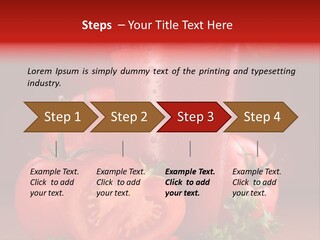 Drop Cold Table PowerPoint Template