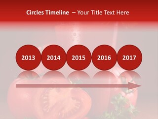 Drop Cold Table PowerPoint Template