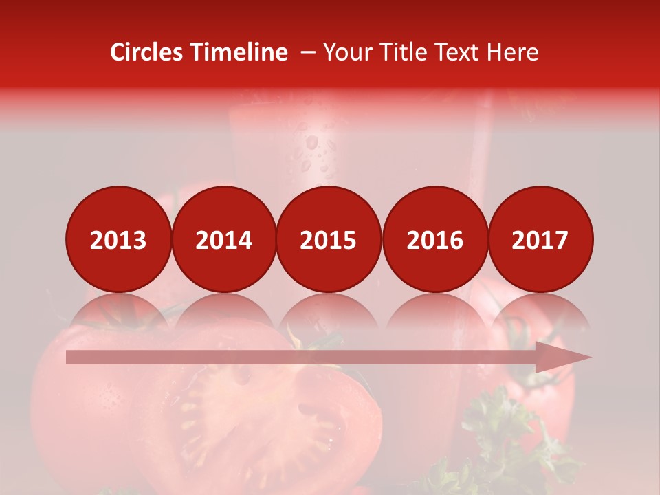 Drop Cold Table PowerPoint Template