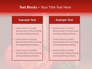 Drop Cold Table PowerPoint Template