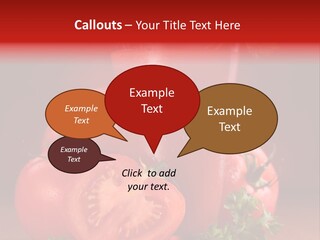 Drop Cold Table PowerPoint Template