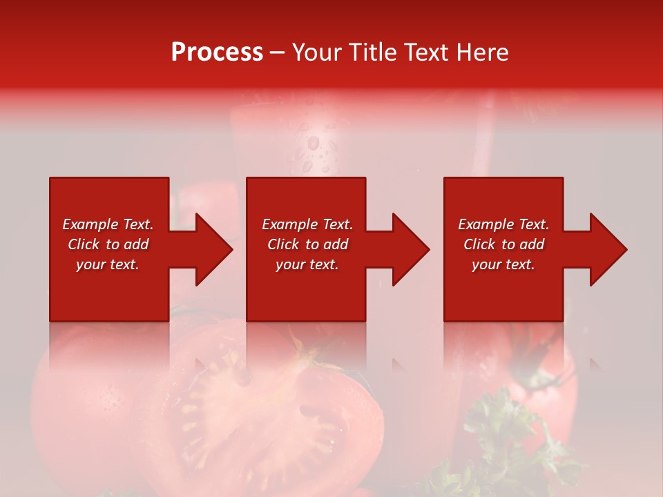 Drop Cold Table PowerPoint Template