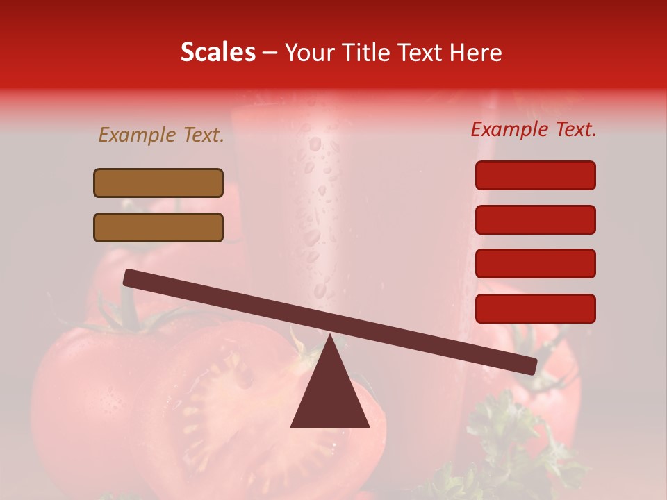 Drop Cold Table PowerPoint Template